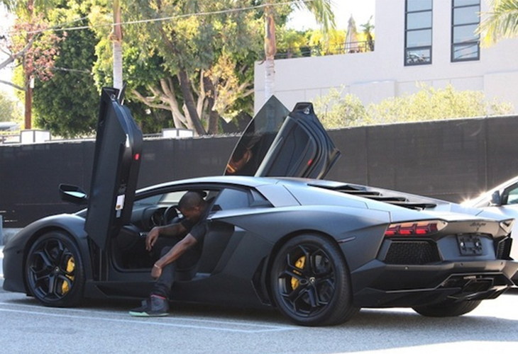 Kanye West Lambo vehicle wrap