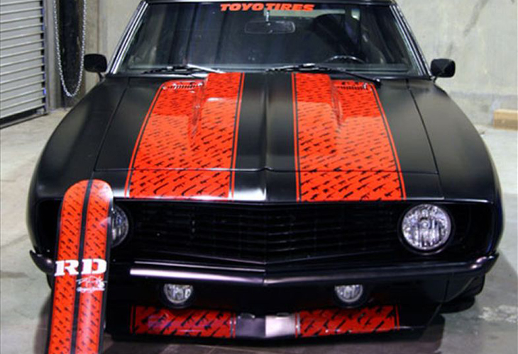 Rob Dyrdek wrapped car