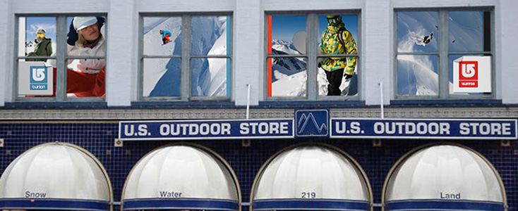 The Marketing Side - Mall Window Graphic