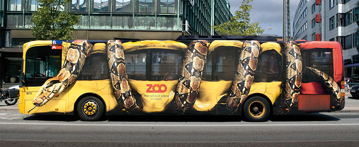 Copenhagen Zoo Bus Wrap