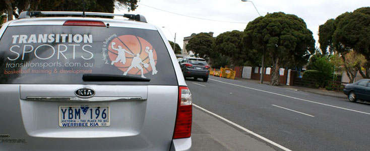 Car Wrap Side Road